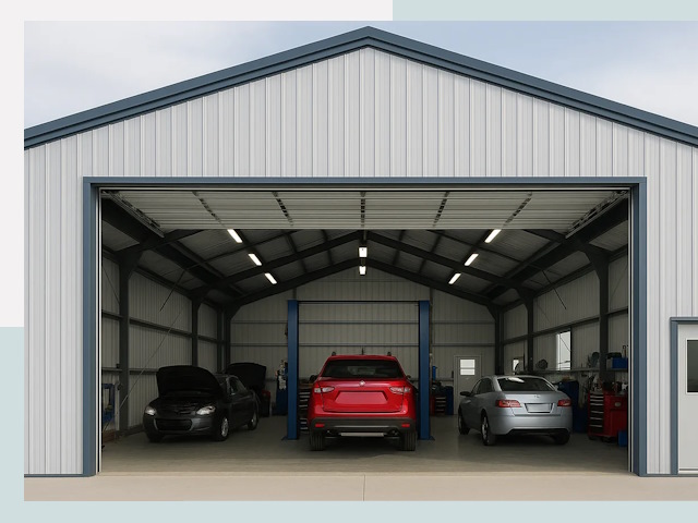 Ангары из сэндвич панелей от 652 руб. в Кропоткин