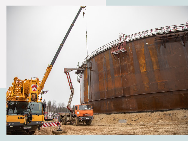 Монтаж резервуаров в Кропоткине от 652 руб. за м³