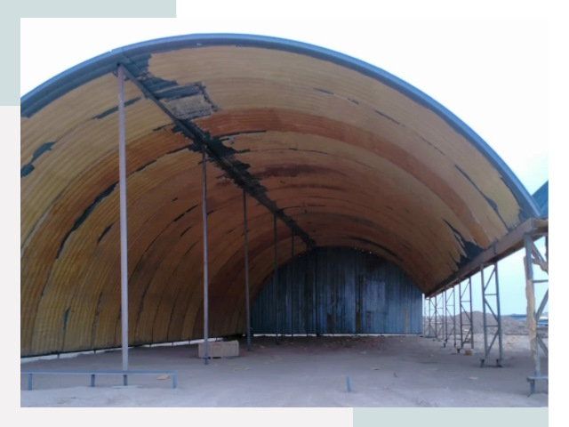 Реконструкция ангаров в Кропоткине